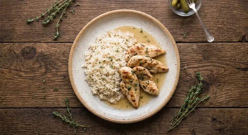 Poulet-riz (salle de sport)